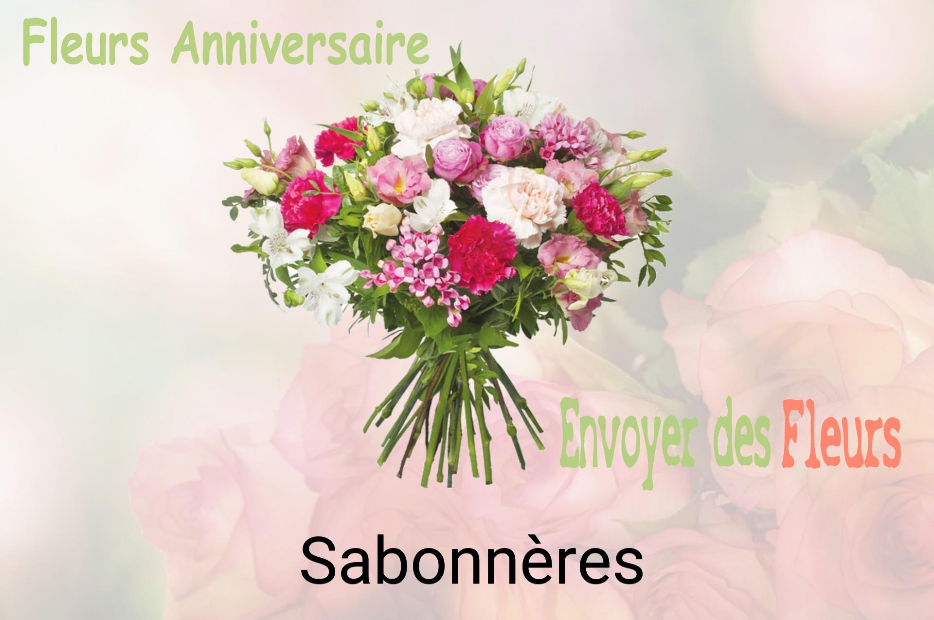 Bouquet de fleurs d’anniversaire livré à Sabonnères